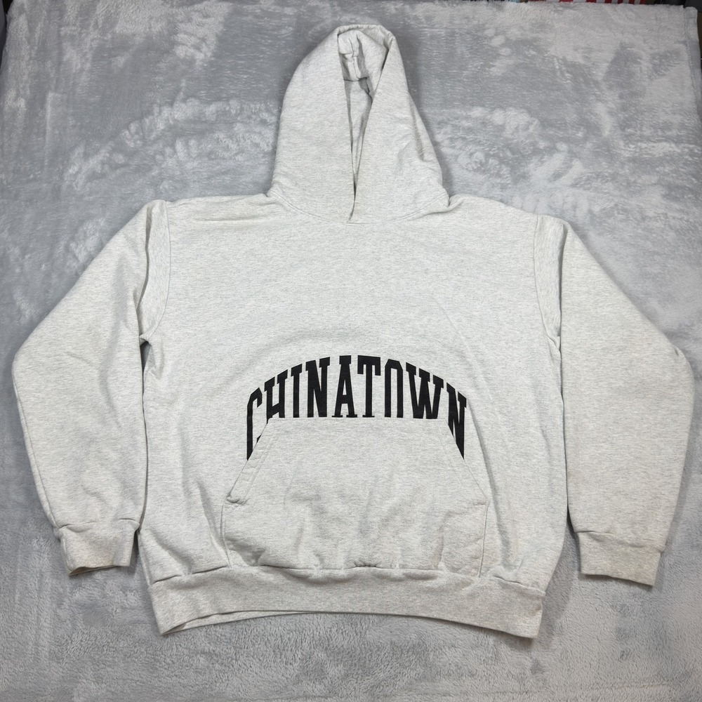 Chinatown Market Hoodie Mens XL Pullover Sweatshirt Made USA Streetwear Spellout